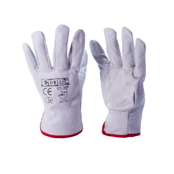 Guante Badana Blanco Clute